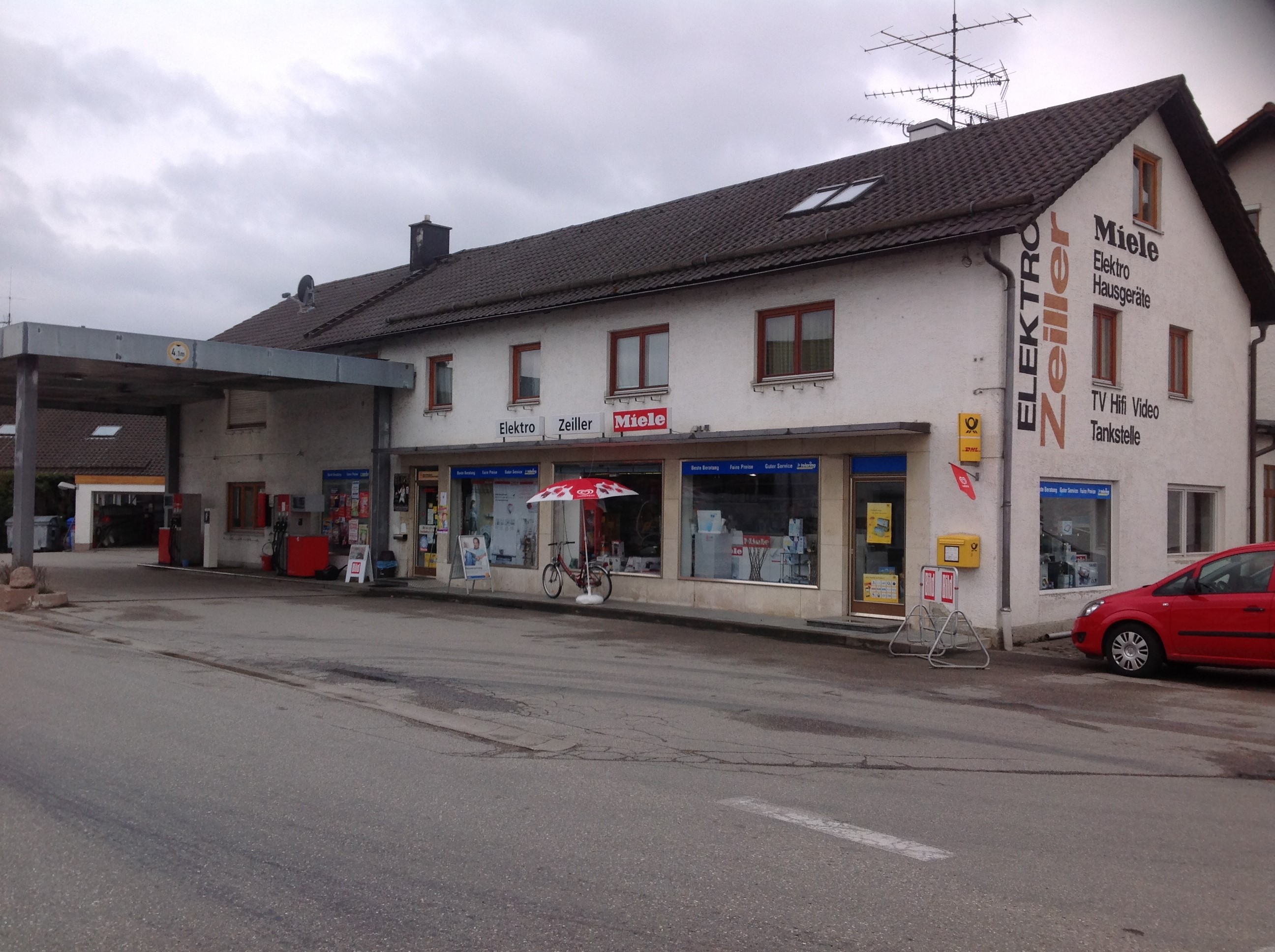 kostenlose Parkplätze vor dem Haus